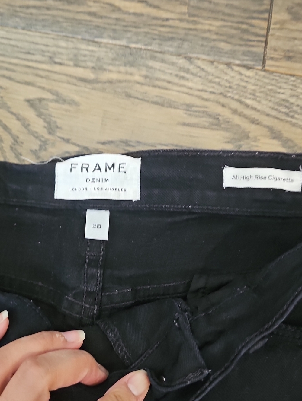 Frame Denim Ali High Rise Cigarette Jeans - Picture 3 of 7